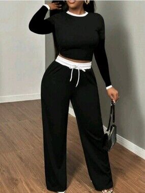 Black And White Slinky Set